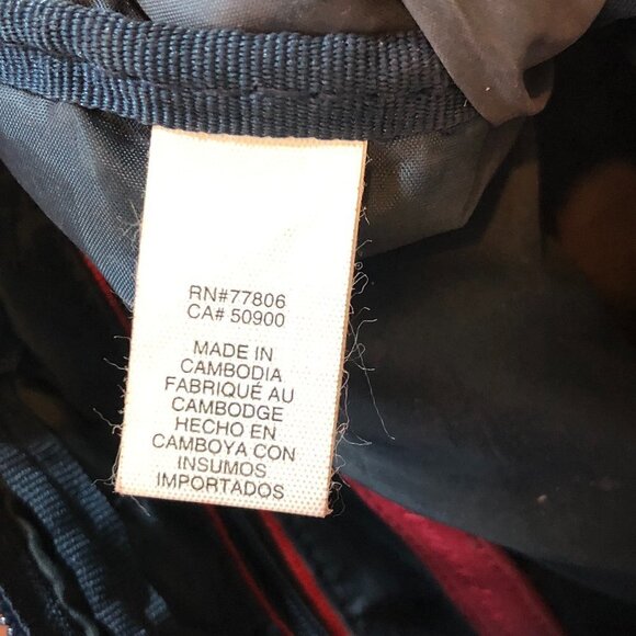 TOMMY HILFIGER Purse Crossbody Bag Women’s Size O/S Blue Red Colorblock - Picture 7 of 10